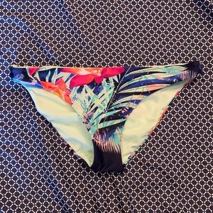 Tropical Print Bikini Bottoms
